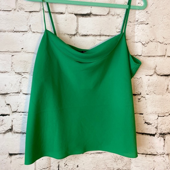 Topshop Tops - TOPSHOP green blouse NWT